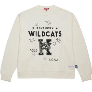 Kentucky Wildcats Women's S Mitchell and Ness Sweatshirt NWT